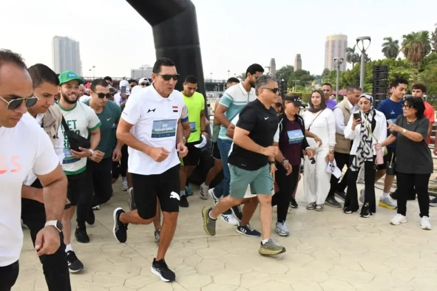 جوهر نبيل يفتتح ماراثون الزمالك 5 كيلومترات بمشاركة 2000 متسابق من جميع أنحاء العالم