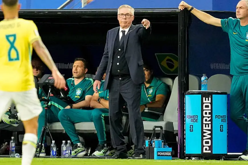أنشيلوتي يكشف عن خطط طموحة لبناء جيل جديد في منتخب البرازيل