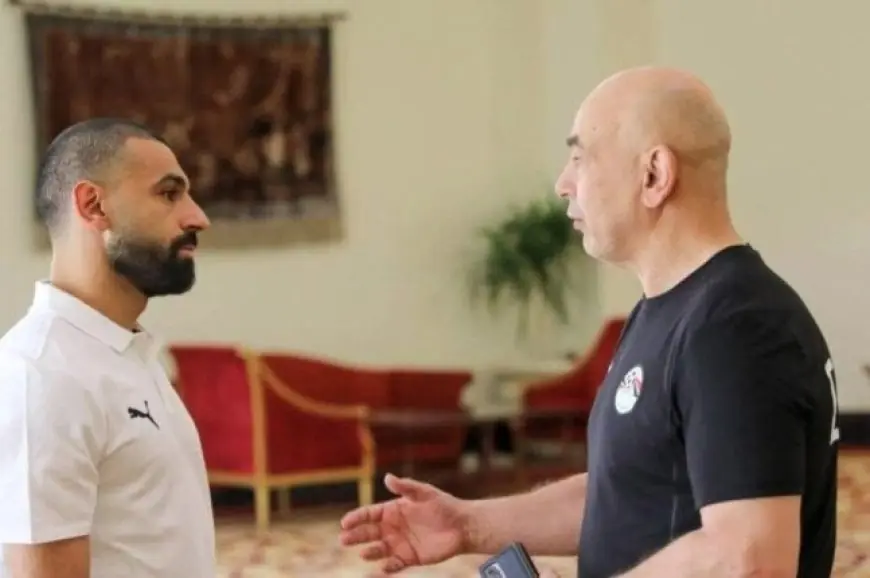 مفاجأة جديدة في أزمة محمد صلاح مع حسام حسن عقب مباراة مصر وأنجولا
