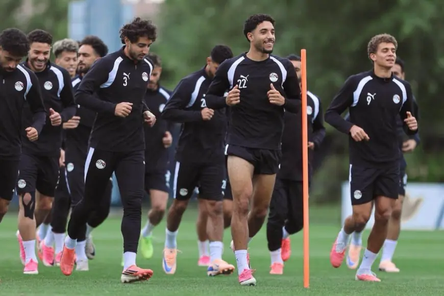 منتخب مصر يستعد بقوة على ملعب الدفاع الجوي الترتان لمواجهة جنوب السودان المرتقبة