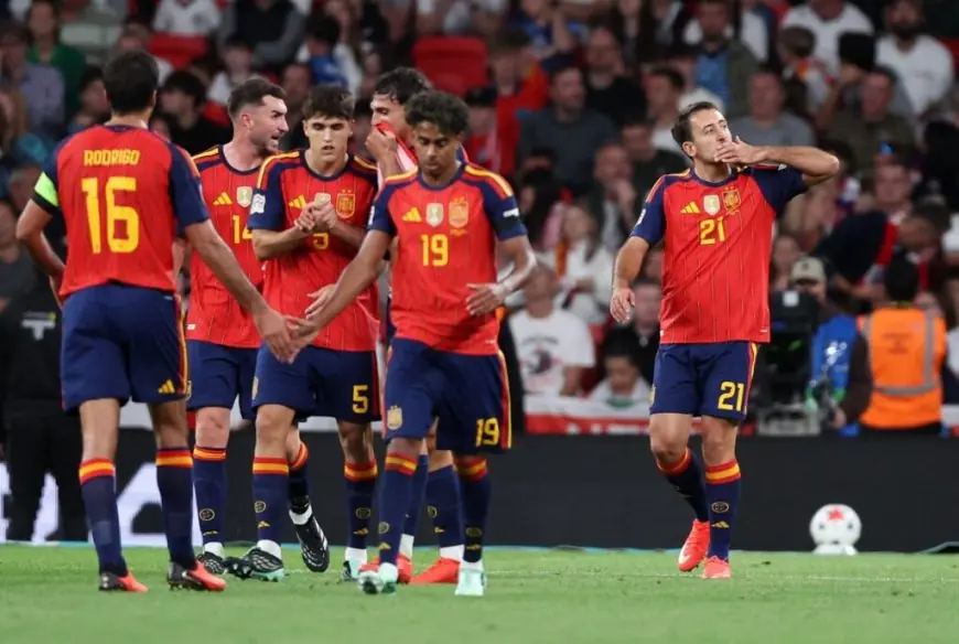 إسبانيا تحقق انتصارًا مثيرًا على إنجلترا بعد قلب تأخرها في دوري الأمم الأوروبية