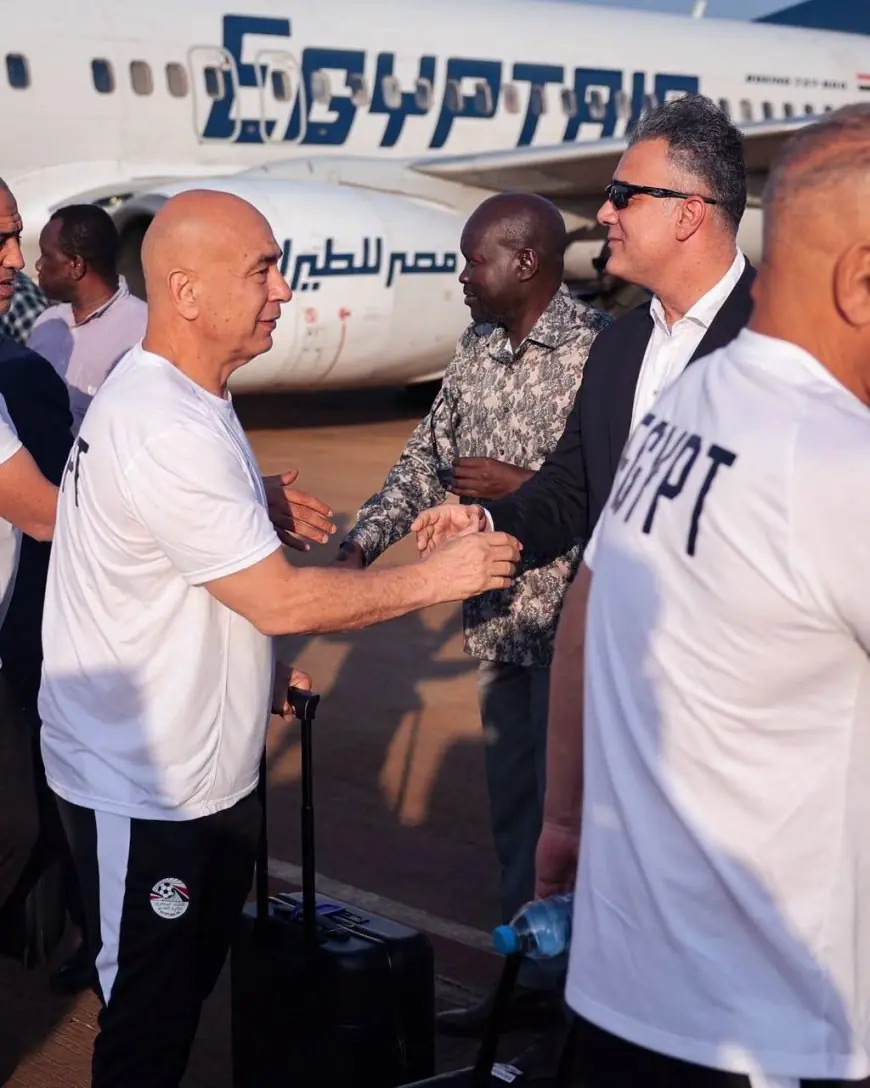 وصول منتخب مصر إلى جنوب السودان استعدادا لمواجهة نارية الثلاثاء في تصفيات كأس أمم أفريقيا