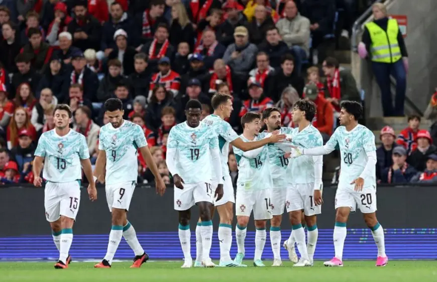 البرتغال تنتزع الصدارة في المجموعة الرابعة بدوري الأمم الأوروبية بعد فوزها على النرويج