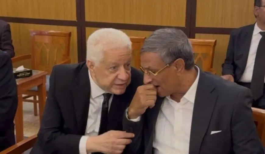 مرتضى منصور يطلب الجلوس بجوار مصطفى يونس في عزاء المستشار أحمد الزند – «فيديو»