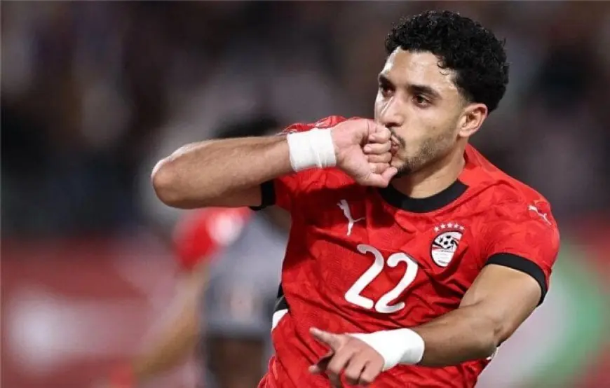 عمر مرموش يكسر صيامه التهديفي مع منتخب مصر أمام جنوب السودان «فيديو»