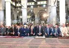 وزير الأوقاف ومحافظ الغربية ورئيس الوطنية للإعلام يشاركون في صلاة الجمعة بمسجد سيدي أحمد البدوي بالغربية