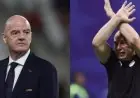حسام حسن وإنفانتينو يلتقيان بعد مباراة مصر والأرجنتين في كأس العالم 2026
