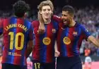 برشلونة يحقق رقماً قياسياً في عدد الانتصارات بمساواة رقم تهديفي تاريخي يعود إلى 96 عاماً