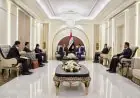 وزير الخارجية يؤكد دعم مصر لوحدة العراق خلال لقائه مع رئيس حزب تقدم العراقي