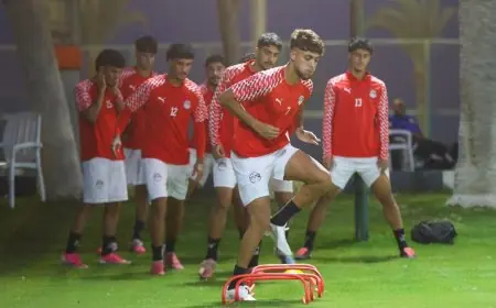 منتخب الشباب يستعد بقوة لمواجهة المغرب في تصفيات شمال أفريقيا