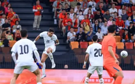 منتخب فلسطين يسحق الصين بخمسة أهداف نظيفة في المباراة الودية الختامية مع الصور