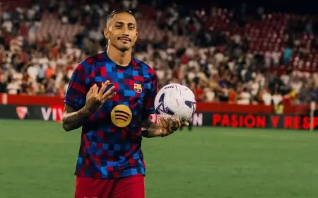 برشلونة يشعر بالتفاؤل بعد نتائج فحوصات رافينيا