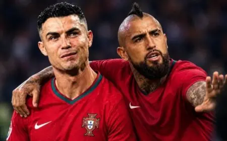 فيدال يؤيد رونالدو بعد النزاع مع جيسوس في البرتغال: «ما حدث عار»