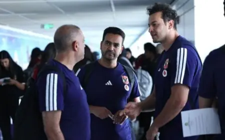 بعثة الأهلي تصل إلى أنغولا تحضيرًا لانطلاق بطولة إفريقيا للأندية أبطال الدوري لكرة اليد