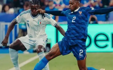 رقم قياسي جديد لمباراة فرنسا وإيطاليا بأكثر من 8.2 مليون مشاهد