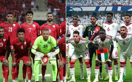 التشكيل الرسمي لمواجهة نارية بين الإمارات وعمان في نصف نهائي كأس الخليج العربي 27