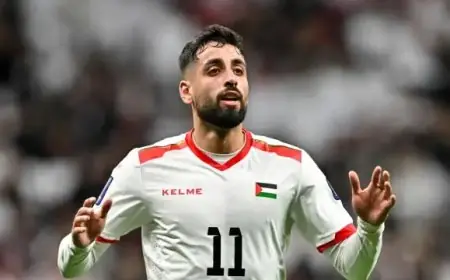 عدي الدباغ يفخر بحصوله على لقب الهداف التاريخي لمنتخب فلسطين