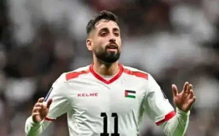 عدي الدباغ: فخر كبير بتحقيق لقب هداف فلسطين التاريخي.. وأتطلع لقيادة الفدائي في كأس آسيا