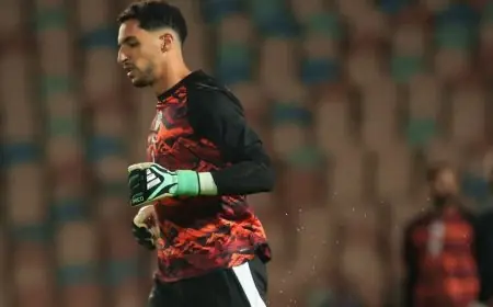 جنوب إفريقيا تتفوق على مصر في مباراة ودية بسبب خطأ شوبير