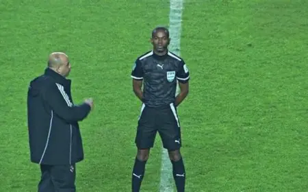 كاف يعلن عن طاقم حكام سنغالي لمباراة الزمالك ضد الجيش الرواندي في دوري أبطال إفريقيا.