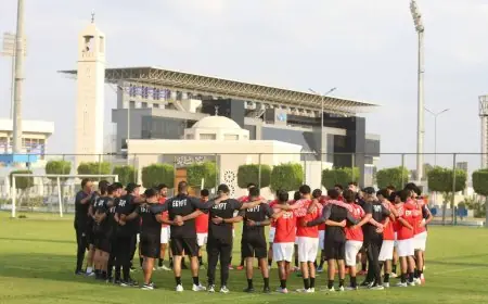 منتخب الشباب ينهي تدريباته لمواجهة الجزائر في تصفيات شمال أفريقيا