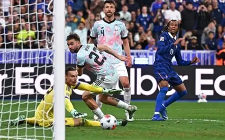 فرنسا تفوز على بلجيكا برباعية في دوري الأمم الأوروبية