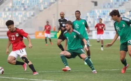 منتخب الشباب المصري يتأهل لكأس أمم إفريقيا تحت 20 عامًا بعد الفوز على الجزائر