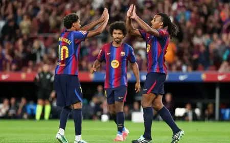 حمزة عبد الكريم يقود برشلونة لانتصار كبير بثلاثية أمام خيتافي في الدوري الإسباني