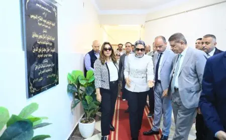 افتتاح مركز معلومات جديد لشبكات المرافق والتخطيط العمراني بالخارجة بحضور وزيرة التنمية المحلية والبيئة ومحافظ الوادي الجديد