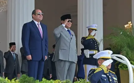 السيسي والرئيس الإندونيسي يعربان عن قلقهما من التصعيد المتواصل في منطقة الخليج