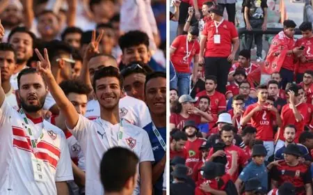 حشود جماهير الأهلي والزمالك تغزو استاد القاهرة استعداداً للقمة المرتقبة