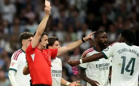 تسريب تسجيل صوتي للحكم مع غرفة VAR في حادثة طرد فينيسيوس