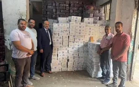 محافظ الغربية يعلن إحباط بيع 8100 عبوة جبنة مدعمة في السوق السوداء