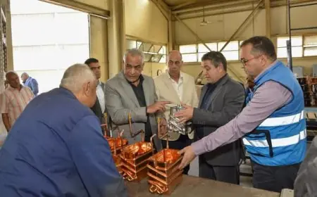 وزير الدولة للإنتاج الحربي يتفقد مصنع 360 ويؤكد أهمية جودة المنتجات العالية