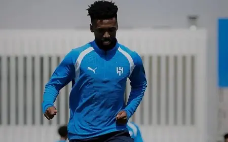 عودة حمد اليامي لتدريبات الهلال الجماعية بعد غياب دام 8 أشهر تجعل الفريق أكثر قوة وترقباً