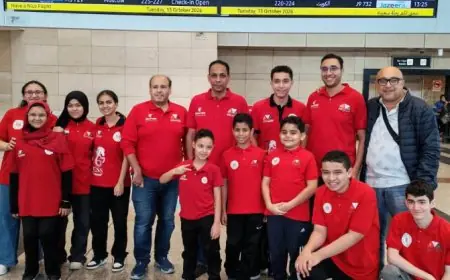 منتخب ناشئي مصر للشطرنج يتجه لإسبانيا للمشاركة في بطولة العالم