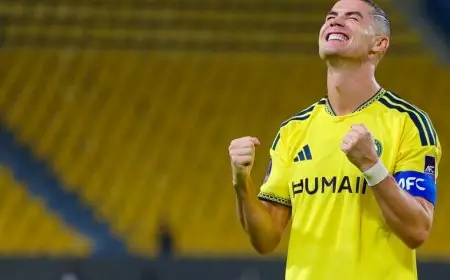 كريستيانو رونالدو يتصدر هدافي النصر في آسيا بفضل حمد الله