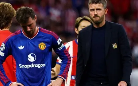 كاريك ينتقد بشدة قرار طرد يورو بعد هزيمة أتلتيكو مدريد