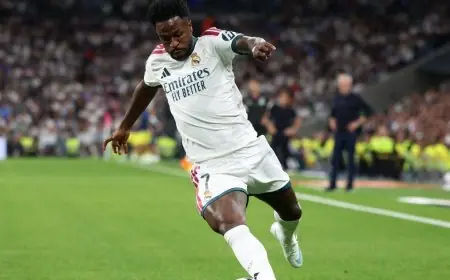 فينيسيوس يقود تشكيلة ريال مدريد ضد روما في دوري الأبطال