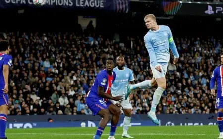 هالاند يتفوق على أغويرو ويتصدر قائمة هدافي مانشستر سيتي في أوروبا