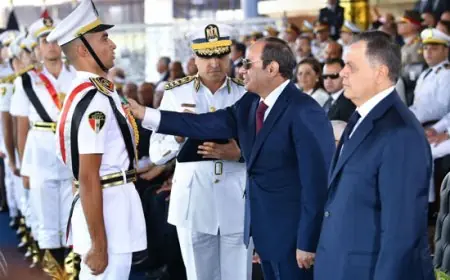 الرئيس السيسي يحضر حفل تخريج دفعة جديدة من أكاديمية الشرطة
