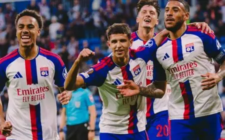 فوز مثير لفريق ليون على كريستال بالاس في الدوري الأوروبي