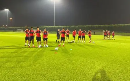 منتخب الناشئين يكمل تدريباته لمواجهة السعودية في كأس الخليج المقبل