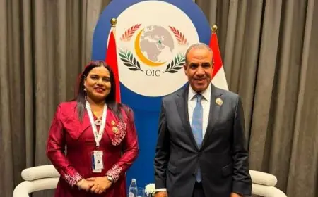 لقاء وزير الخارجية مع نظيرته المالديفية في اجتماعات منظمة التعاون الإسلامي لتعزيز التعاون الثنائي