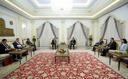 وزير الخارجية يجتمع مع رئيس وزراء العراق السابق ورئيس ائتلاف الإعمار والتنمية لبحث التعاون المشترك