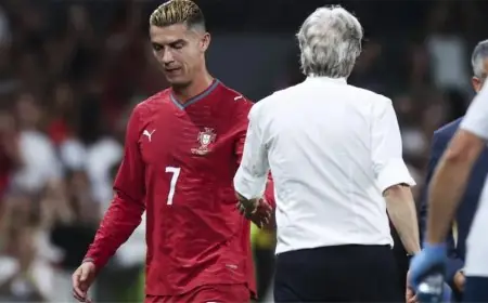 العقوبة المعلنة لرونالدو من الاتحاد البرتغالي بعد خلافه مع جيسوس