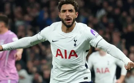 مرموش يقود توتنهام للفوز الأول في الدوري الإنجليزي بتسجيله هدفاً رائعاً