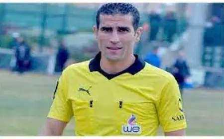 محمود ناجي يقود تحكيم مباراة الأهلي والقناة في الدوري المصري