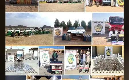 حرس الحدود تحقق نجاحات حاسمة ضد المهربين والعناصر الإجرامية على جميع الاتجاهات الاستراتيجية للدولة