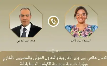 محادثات هاتفية بين وزيري الخارجية المصري والكونغولي لتعزيز التعاون الثنائي